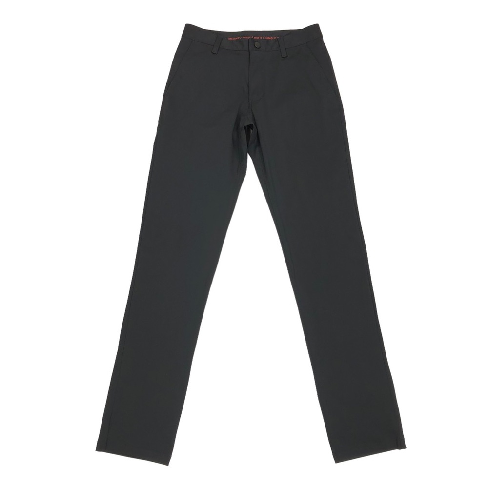 RHONE Men's Black Chinos